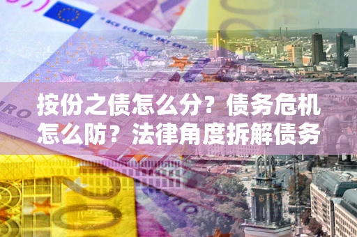 武汉按份之债怎么分？债务危机怎么防？法律角度拆解债务分配与风险自保指南