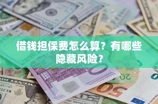 武汉借钱担保费怎么算？有哪些隐藏风险？