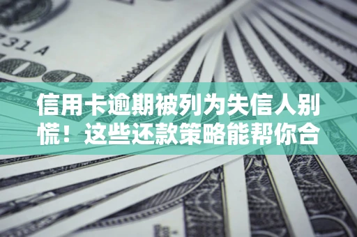 武汉信用卡逾期被列为失信人别慌！这些还款策略能帮你合法止损