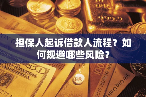 武汉担保人起诉借款人流程？如何规避哪些风险？