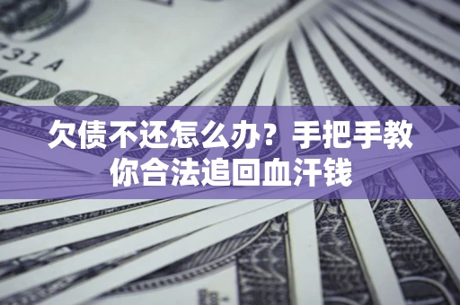 武汉欠债不还怎么办?手把手教你合法追回血汗钱 武汉欠债不还怎么办?手把手教你合法追回血汗钱